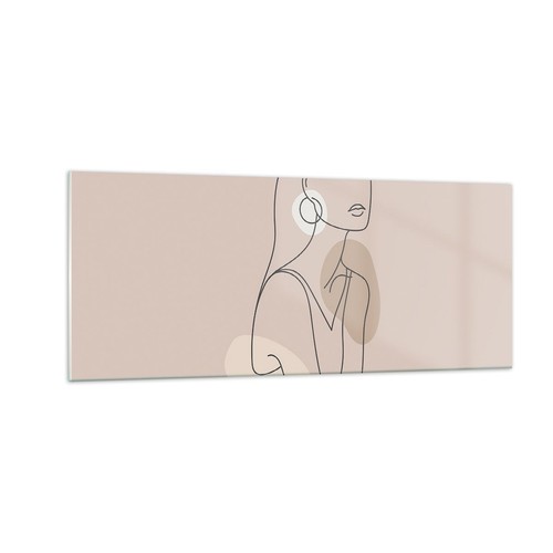 Quadro vetro 100x40cm pezzo - vetro,