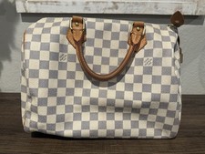 Borsa a mano Louis Vuitton Damier Azur Speedy 30 ottime condizioni usata spedizione veloce!!