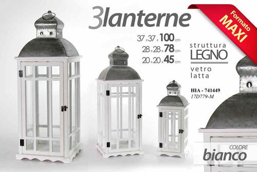 Set lanterne portacandela - set,
