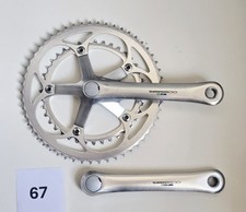 Guarnitura pedivella bici corsa Shimano 600 FC-6400 / 172,5 mm / 2 scomparti