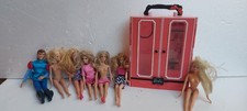 Barbie 6 Bambole + Ken + Guardaroba tutto Mattel