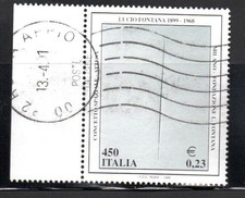 Francobollo Italia 1999 Lucio Fontana  usato