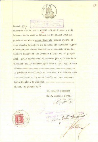 1949 milano liceo - 1949,