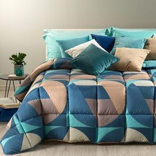 TRAPUNTA CALEFFI INVERNALE 1 POSTO LETTO SINGOLO MICROFIBRA ART.COLORAMA2 COLORI