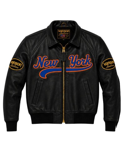 Vanson new york black - black, &