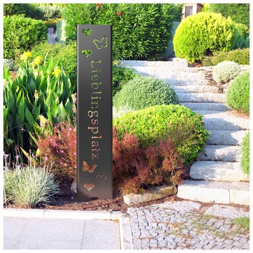 Stecca giardino cartello - da,