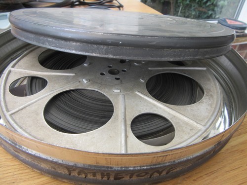 Vintage 5mm sound film - vintage, 17.5mm