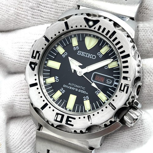 Seiko black monster - black, 7s26-0350