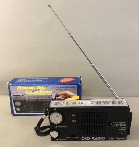 Mini radio vintage solare - , e