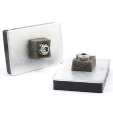 2x MagPad. Morsetto magnetico super resistente supporto ancoraggio per veicolo/barca. M6 Filo