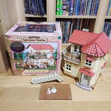 Vintage EPOCH Sylvanian Families City House With Lights 2750 Complete Set RIF M2