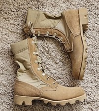 Stivali da combattimento militari uomo 5.5R donna 7R Desert Tan Altama clima caldo nuovi con etichetta!