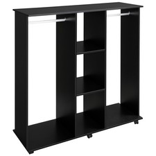 Homcom armadio appendiabiti - armadio, 2