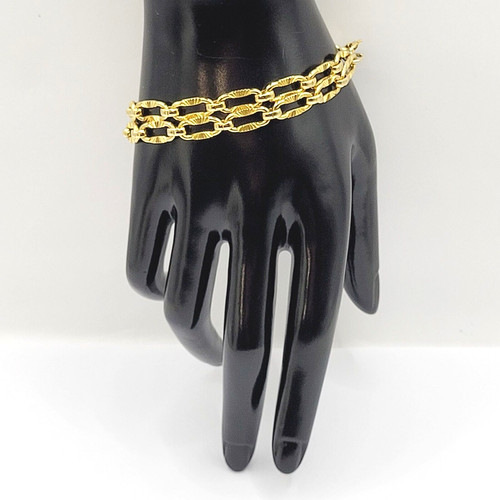 Bracciale vintage maglia ovale