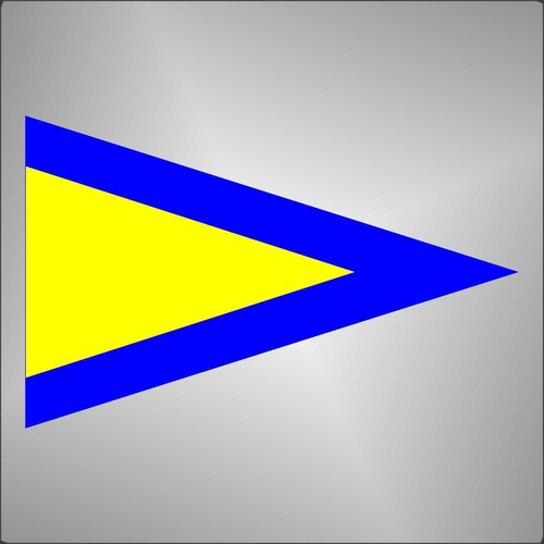 Adesivo bandiera flag nautica - bandiera,