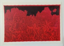 Cartolina Keith Haring Vintage