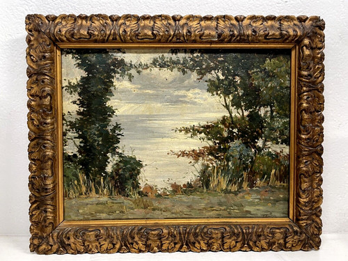 Antico quadro dipinto - antico, olio