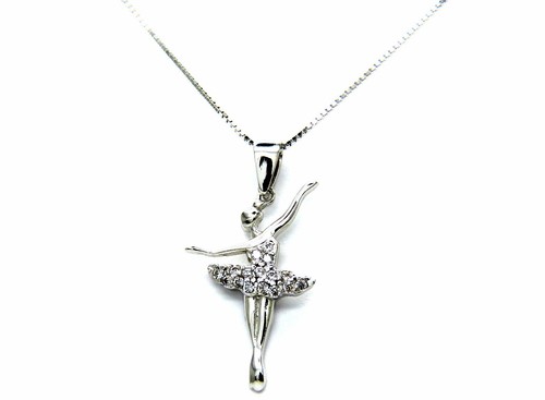 Collana oro bianco 18kt - bianco,