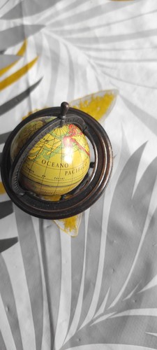 Temperino mappamondo vintage - mappamondo,
