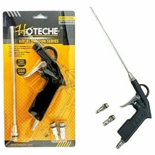 PISTOLA PER COMPRESSORE SOFFIAGGIO ARIA CON ACCESSORI BECCUCCIO LUNGO 200mm