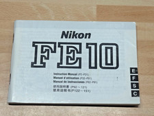 Nikon FE-10 manuale istruzioni