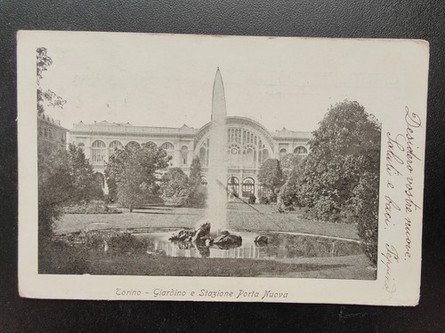 Cartolina torino 1935 - 1935, stazione