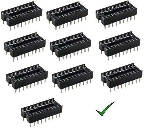 10pz zoccoli pin 9 - zoccoli,