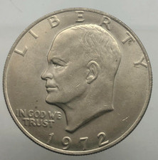 America - STATI UNITI USA 1 $ dollaro   Eisenhower  1972  Philadelphia