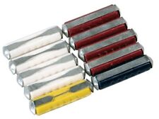 Set 10 Fusibili a Siluro Amperaggio Assortito 12/32V Vecchio Tipo - C70060