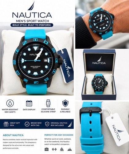 Nautica men sport quartz - sport,