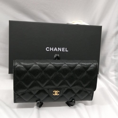 Chanel portafoglio lungo patta - chanel,