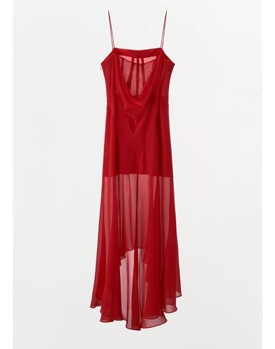 Zara nuovo abito midi donna - midi,