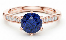Anello con diamanti e pietre