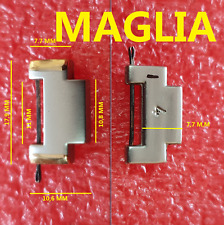 maglia piena N. 4 cinturino acciaio oro 18 x 11 mm longines omega tissot vintage