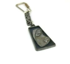 Porta Chiavi Religioso Volti Maria con Gesù Bambino con Chiusura a Vite Vintage