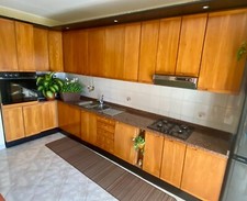 Cucina usata in legno massello olmo