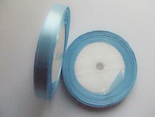 20metri nastro  Raso lucido,satin 10mm colore azzurro per bomboniere