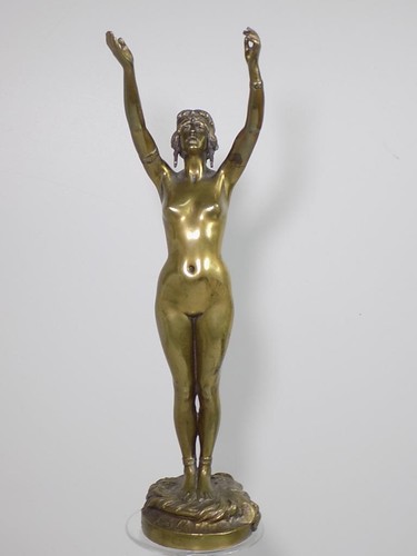 Scultura bronzo art nouveau - art,