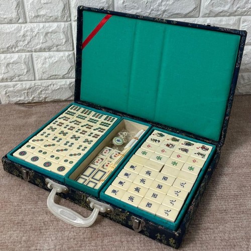 Antico mahjong cinese set - mahjong,