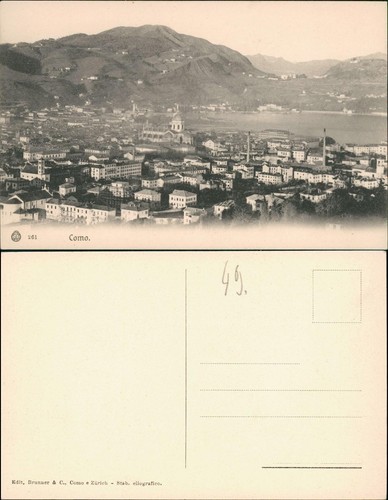 Cartolina como totale 1911 - como,