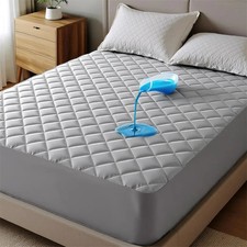 Coprimaterasso Trapuntato Traspirante Antiacaro Protezione Lenzuolo