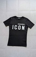 T-shirt DSQUARED2 ICON nera