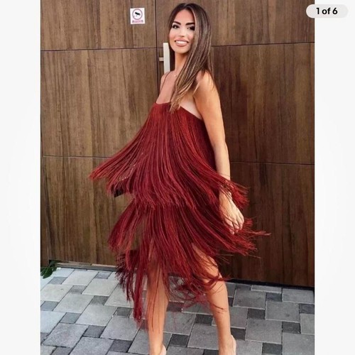 Abito zara marrone con - abito,