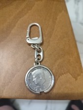 Moneta Dollaro Americano In Argento 1971 Con Portachiavi 