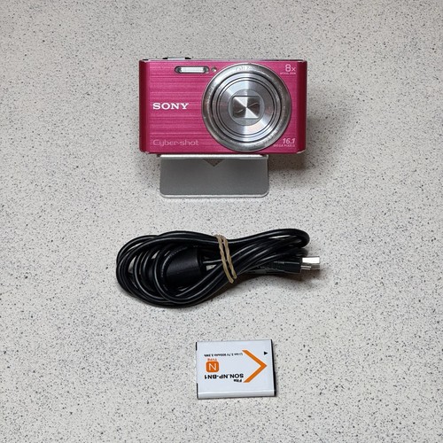 Sony cyber shot - dsc-w730, rosa