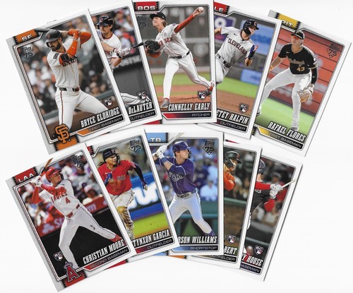 Lotto rookie 107 carte topps - rookie,