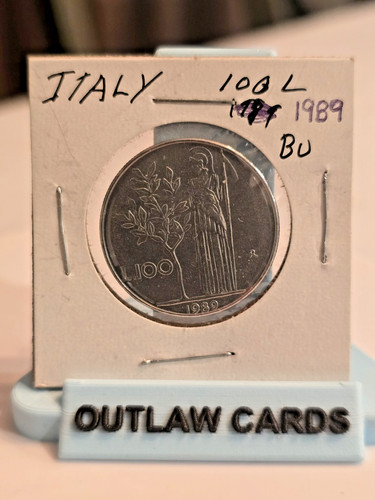 1989 italy 100 lire coin - italy,