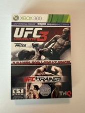 UFC 3 Undisputed + Trainer Double Pack Microsoft Xbox 360 nuovo sigillato 