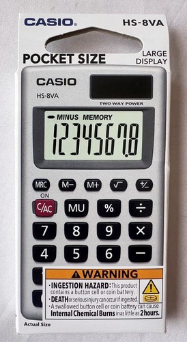 Casio 8va calcolatrice - -,