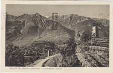 (B3304) c.ill. TELEFERICA MERANO AVELENGO  del 1937 aff. per la GERMANIA